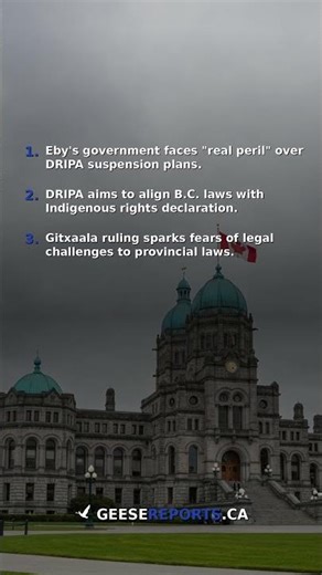 Eby's DRIPA Plans Spark Political Firestorm in B.C.