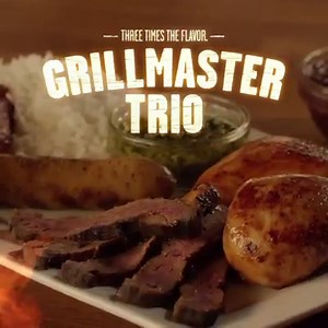 You can never have too much of a grilled thing! That’s why our Grillmaster Trio is back! Get it at pollotropical.com or through the MyPollo® app. | Pollo Tropical