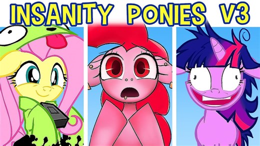 FNF: Vs MLP // Elements Of Insanity [New Update] -杯糕锯蝶暮剪