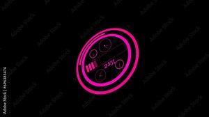 Technology device with data communication system . Radar Hud concept