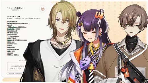 this morning i was watching the oyoke collab and i kept getting emotional about how alban and lucas jp has improved so much that they can actually communicate with yotsuha so well 😭😭😭 just some random clips - one from 2023 and one from yesterdays stream