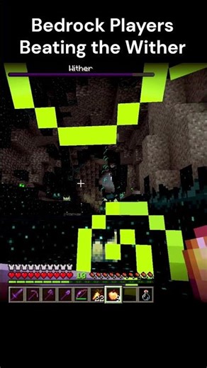 Java Wither vs Bedrock Wither