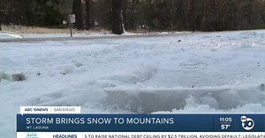 Mt. Laguna excited to welcome visitors after first snowfall of the season