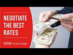 Trucking rates: How to negotiate the best price