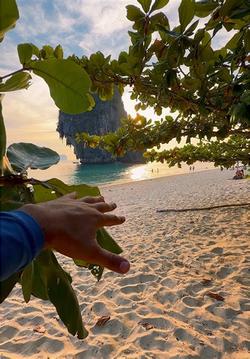 Sunset Serenity at Phra Nang Beach, Thailand
