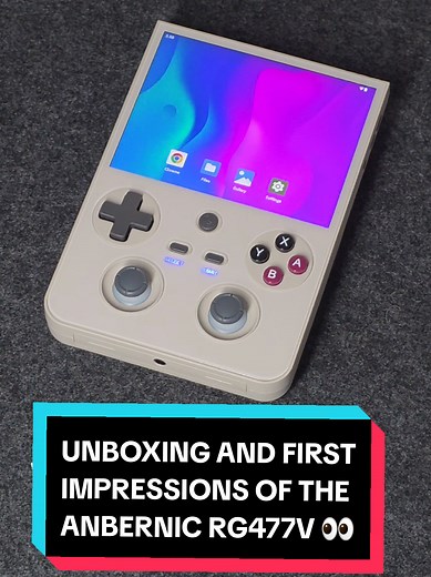 Unboxing the Anbernic RG477V: First Impressions & Features