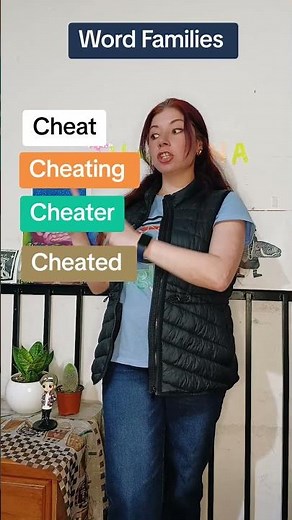Word Families #cheat #cheater #cheating
