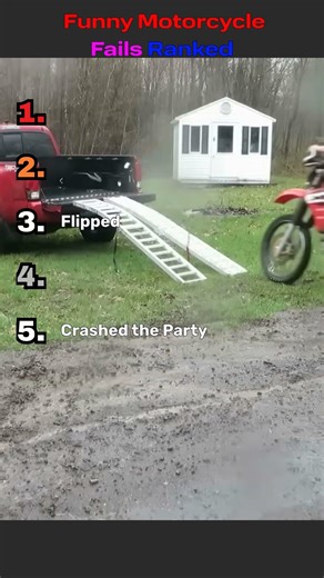 Funny Motorcycle Fails Ranked || #dailyshorts #hilariousfails #funny #motorcycle #fail #fails