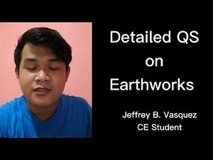 Detailed QS on Earthworks - Quantity Surveying