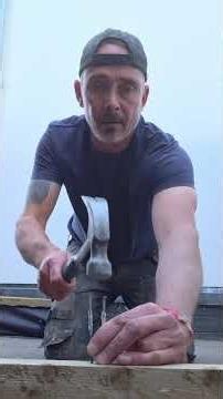 hammering nails into a piece of timber part 2