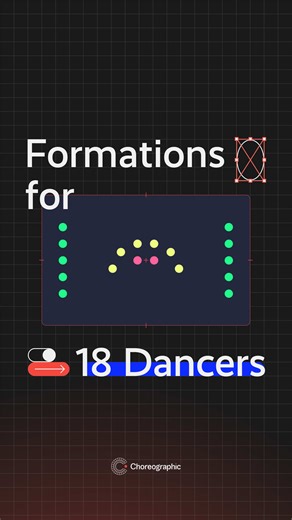 Stunning Dance Formations for 18 Dancers