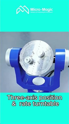 Three-axis position and rate turntable
