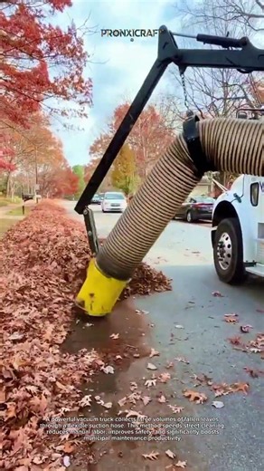 Giant Leaf Vacuum Cleanup