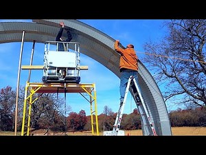 What Building a Quonset Hut is REALLY Like - Quonset Hut Build Day 3