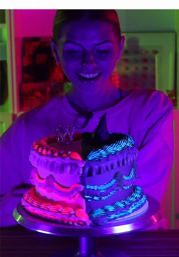 Glow in the Dark Wicked Cake Design Ideas