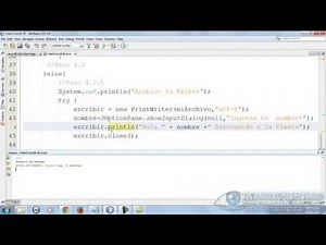 26(38) - Cómo Escribir en un Archivo de Texto (JavaPOO)(ALP)