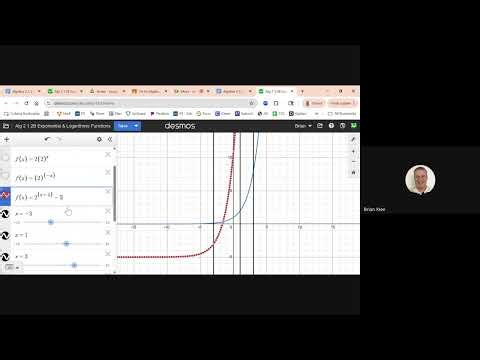 Algebra 2 Transformations of Exponential Functions
