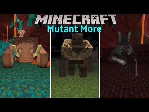 Minecraft: MORE MUTANTS (EPIC NEW MUTANT CREATURES, NEW ITEMS, PETS, WEAPONS & ARMOUR) Mod Showcase