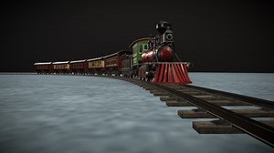 Toy Train Models Set - Buy Royalty Free 3D model by Vaarg