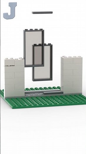 LEGO Sliding Door With Common Parts Speed Build #letsbuildlego
