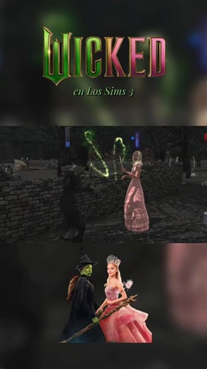 Wicked en Los Sims 3 (ponele) #wicked #sims3 #arianagrande #elphaba #sims