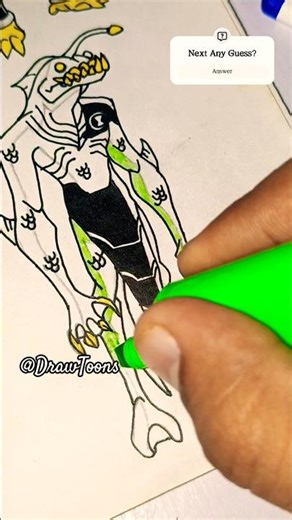 RipJaws Draw Ben10 #Classicripjaws #ripjaws #ben10 #cartoonnetwork #bentennyson #drawing #reels