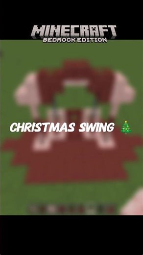 Minecraft Christmas Swing 🎄 | Beautiful Jhula Build Tutorial