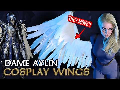MOVING Cosplay Wings HURT! Dame Aylin Tutorial