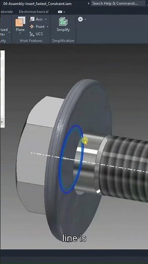 How to Use Insert Constraint in Autodesk Inventor