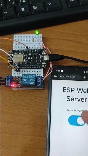 Web Server Controlled Relay with NodeMCU ESP8266
