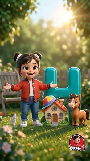 Letter H Song 🎩 H says "hhh" - Hat, House, Horse | Phonics for Kids #shorts