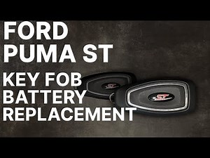How to Replace the Key Battery – Ford Puma ST