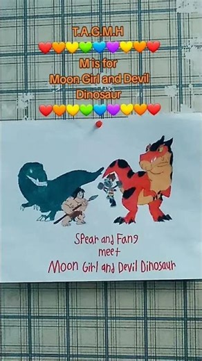 Moon Girl and Devil Dinosaur X Genndy tartakovsky's Primal🌙❤🦖