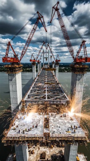 Building a Bridge #bridge #construction