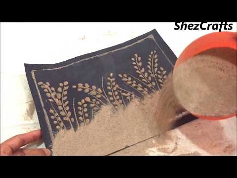 DIY Easy Sand Art | Easy Sand Art for Kids | Sand Art and crafts | Wall Decoration idea | Wall decor