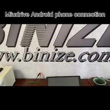 Binize : Miudrive Android Mirrorlink connection of T3 system