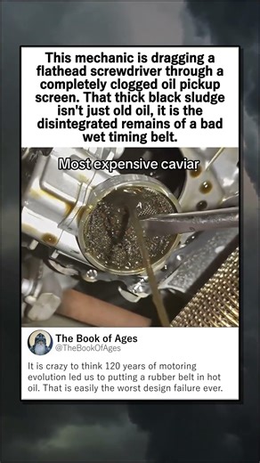 RUBBER BELT IN OIL WORST DESIGN EVER