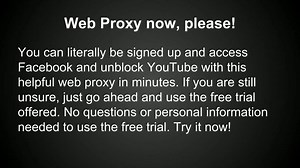 Free web proxy youtube