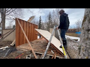 Shed Demolition Timelapse: Taking Down Old Structures