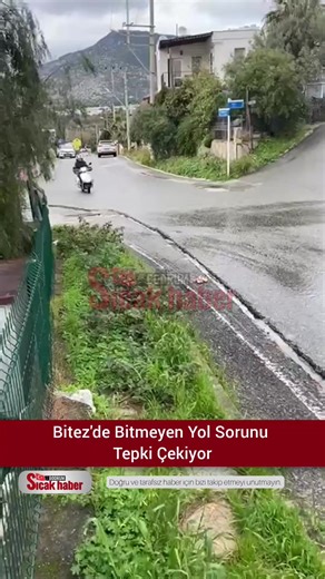 Bitez'de Bitmeyen Yol Sorunu Tepki Çekiyor Bodrum'un Bitez Mahallesi Yeşil Değirmeni Caddesi'nde altyapı çalışmaları sonrası oluşan çukurlar sürücülere zor anlar yaşatıyor.