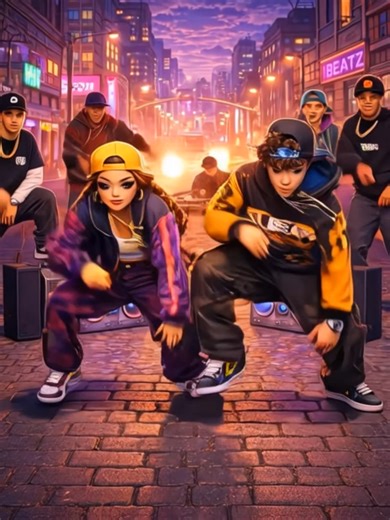 A fast and powerful hip-hop performance explodes with intensity, driven by loud American beats that shake the scene. Sharp movements, aggressive rhythm, and high-speed choreography create a raw street energy full of confidence and attitude. The dancers move with precision and force, capturing the true essence of modern hip-hop culture. Every beat hits hard, turning the performance into a realistic, high-energy urban experience that feels bold, alive, and unstoppable. عرض هيب هوب سريع وقوي ينفجر 