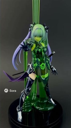 anime girl figure gets slimed