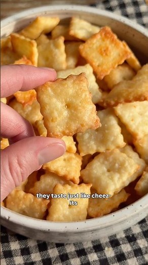 White Cheddar Crackers from the Crowded Kitchen cookbook!