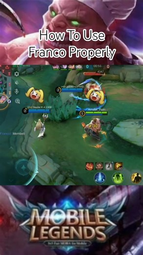 KEGILAAN FRANCO🔥 #shorts #mobilelegends #mlbb #francotiktok