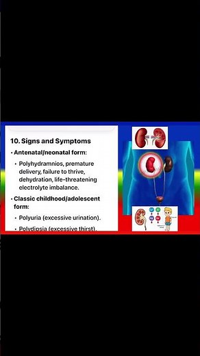 Signs and Symptoms of Bartter Syndrome #medicalknowledgeonline #science #medical #nursing