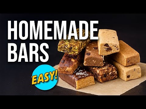 How to make 5 Delicious Protein and Energy Bars at Home