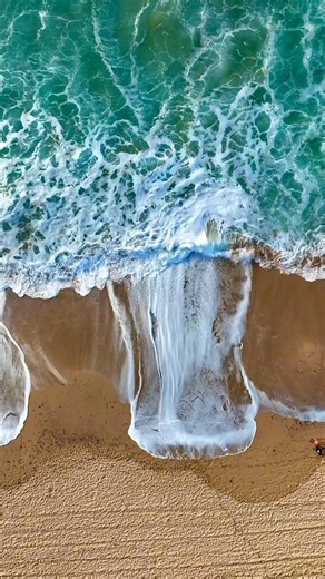 Nature’s patterns and textures 😍 Taken at Constantine bay at high tide 📸 #cornishdronephotography #cornwall #drone #Constantine | Cornish drone photography