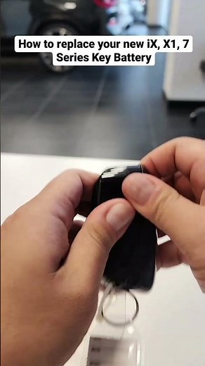 HOW TO BMW - Changing Battery in New Style Key - iX, X1, i7, 760i