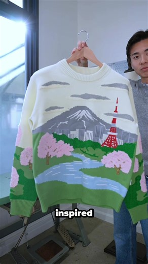 Tokyo-Inspired Embroidered Sweater Design Challenges