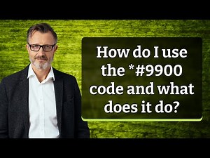 How do I use the *#9900 code and what does it do?